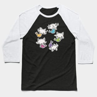 Mermaid Kitties Baseball T-Shirt